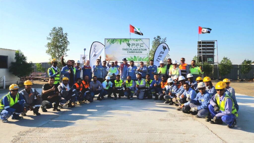 Tree Plantation Campaign at Emirates Global Aluminum (EGA) in Jebel Ali Dec 2024