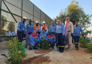Tree Plantation Campaign at Emirates Global Aluminum (EGA) in Jebel Ali Dec 2023
