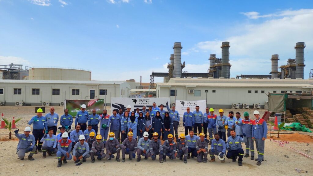 Tree Plantation Campaign with Emirates Global Aluminum team in Dubai Aluminum Mar.2023